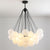 Nordic Frosted Glass Ball Chandelier for Dining Living Room Decoration Gold Black Bubble LED Pendant Lights Hanging Lamp