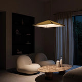 French Fabric Wabi Sabi Pendant Light Nordic Cotton and Linen Multi-layer Dining Room Bedroom Living Room Home Decoration Light