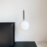 Modern Glass Ball Led Pendant Lamp Fixtures Bedside Gold Indoor Kitchen Hanging Lights Luminaire Dining Room Lighting Decoration