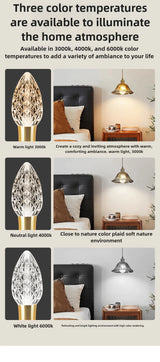 Super Bright LED Crystal Bulb  E27/E14 European Home Light  Dining Room Chandelier warm white cold white 110v 220v 230v 240v
