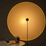 Nordic Designer Postmodern Red LED Home Decor Tall Standing Light Minimalist Metal Height Adjustable Living Room Floor Lamp