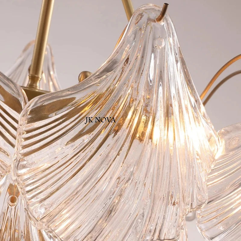 Living Room Pendant Light Post-modern Minimalist Luxury Bedroom  Creative Shell Crystal Glass Master Bedroom Dining Room Light