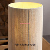Wabi Sabi Style Solid Wood Designer Creative Walnut Base Living Room Study Bedroom Bedside Japanese Atmosphere Light