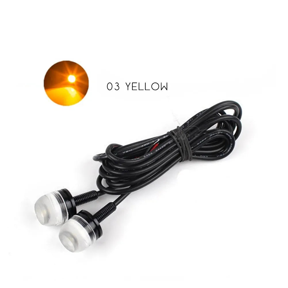 2X 9W 12V SMD LED Chip License Plate Light Bolt Screw Turn Signal Tail Light 5630 LED Number Plate Light Motorcycle Auto Car