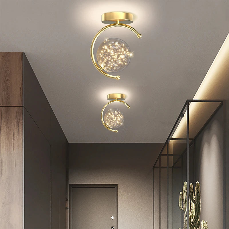 Modern Decors Ceiling Lights Indoor Lusters' Chandelier For Living Room Nordic LED Lighting Kitchen Ceil Lamp Full Sky Star Ceiling