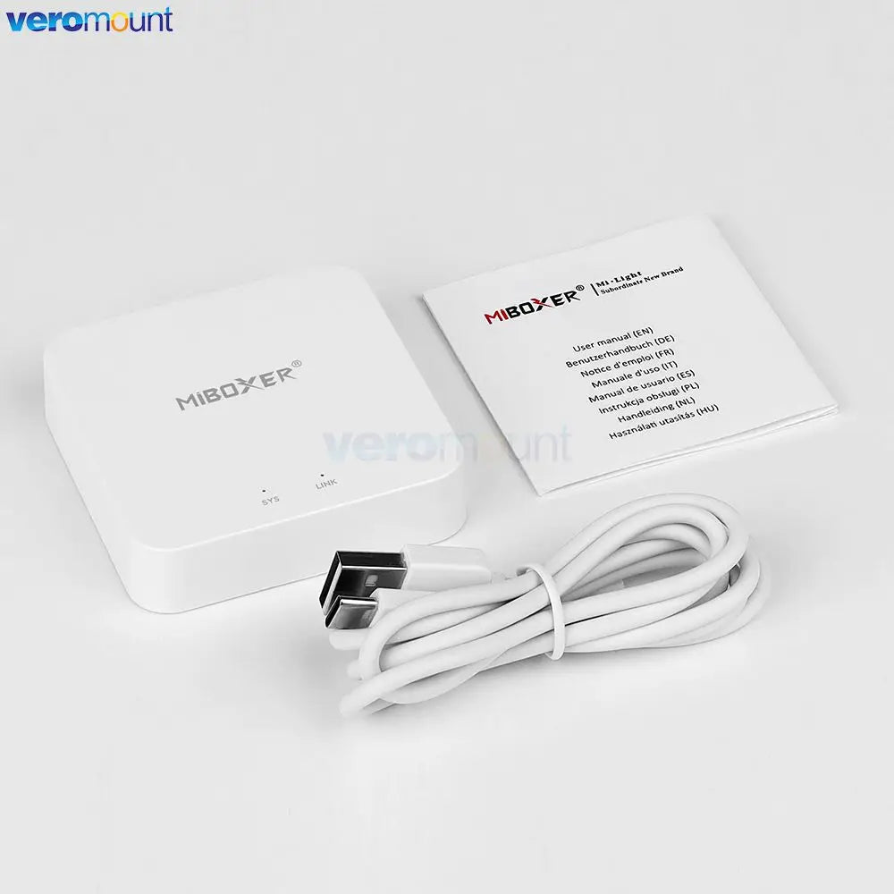 2.4G Gateway WiFi Controller WL-Box2 - Lamp Control Smartphone App/ Voice/100-Zone Remote Control