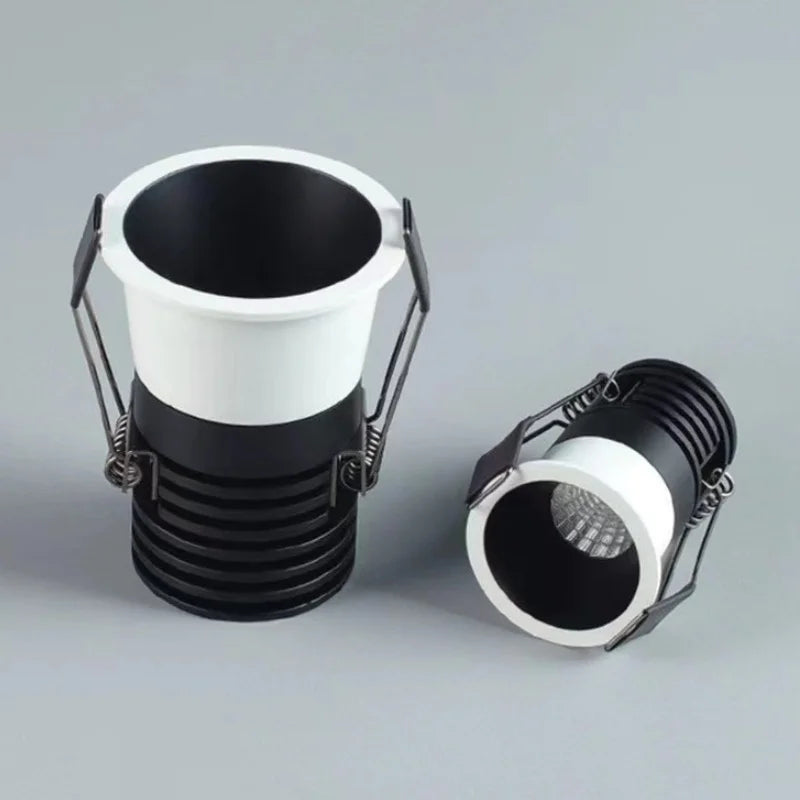 Mini Anti-Glare LED Spotlight - 35mm & 55mm Dimmable COB Ceiling Light