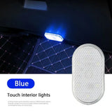 1pcs Car Touch Interior Lights USB Charging Reading Lamp Atmosphere Lights Car Interior Decoration