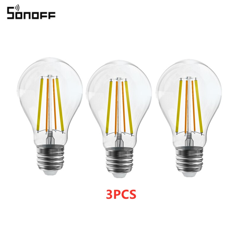 SONOFF B02-F A60/ST64 Smart WiFi LED Bulb E27 Dual-Color Dimmable Light Voice Remote Control With Ewelink APP Alexa Google Home