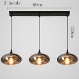 Modern LED Glass Ball Pendant Lamp for Living Room Bedroom Dining Kitchen - Indoor Hanging Chandelier Home Decor Light