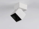 Folding Surface Mount LED Spotlight - No-Drill Anti-Glare Ceiling Downlight