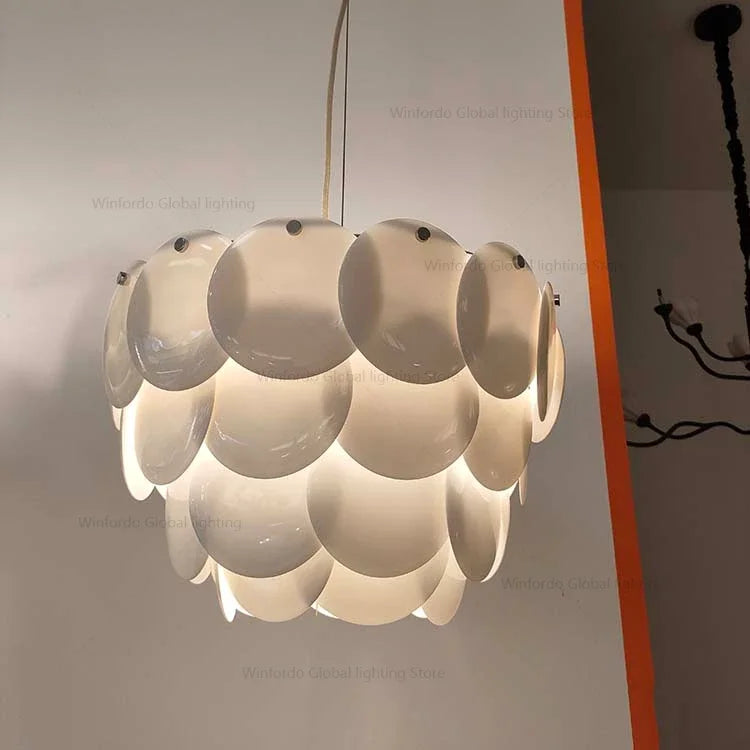 2026 Modern Danish Design White Ceramic Lamp Pembridge Chandelier Creative Hanging Light For Bedroom Living Home Decor Dinning L