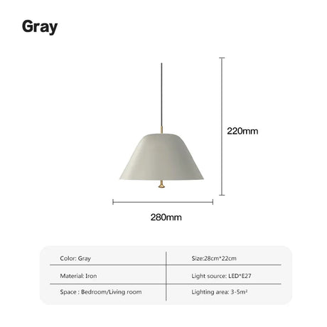 Nordic Iron Pendant Light For Restaurant Bar Dining Rooms Acrylic E27 Hanging Lamps Study Bedroom LED Ceiling Décor's Illumination