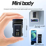 Portable Mini Keychain Flashlight Led Bright EDC Torch Magnetic Cap Clip Lamp Flash Light Outdoor Camping Fishing Tools