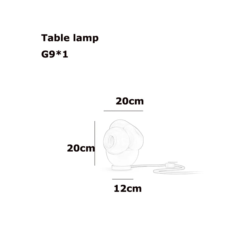 2026 New Trend Home Decoration Geometric Glass G9 LED Chandelier Lighting Lustre Para Sala Estar For Living Room Dinning Room