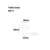 2026 New Trend Home Decoration Geometric Glass G9 LED Chandelier Lighting Lustre Para Sala Estar For Living Room Dinning Room