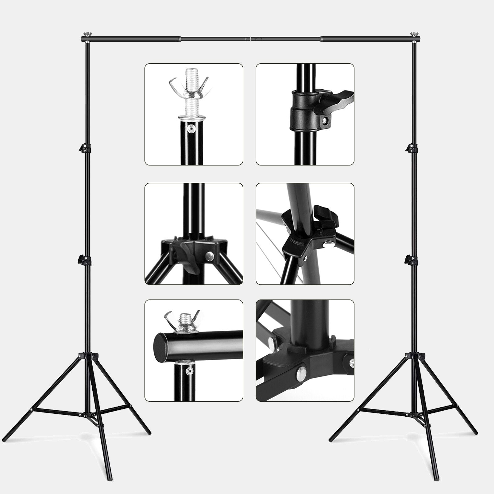 Led Backdrop Stand Photography Studio Backdrop Stand Photo Video Studio Background Stand ...