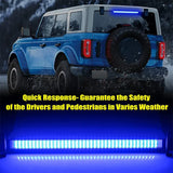 80 LED Strobe Lights For Auto Emergency Grill Warning Lamp 80 led Windshield Bar Traffic Advisor Flashlight 12V 24V Car Accessor