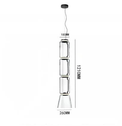 Noctamblue pendant lamp Minimalist Nordic glass lamp for Dining Room Table Lighting Home Living Room decors aesthetic lights