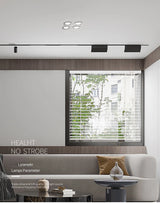 LED Track Light Spotlight Grille Light Surface-mounted Ceiling Light Black White 10W20W Dimmable Commercial Home Indoor Lighting