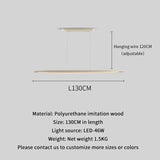 Nordic Wabi Sabi Long Chandelier Restaurant Pendant Light Modern Minimalist Indoor Bar Island Platform Led Lighting Fixtures