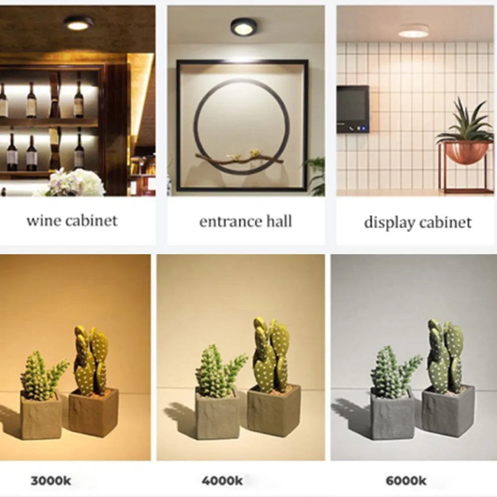 Ultra thin LED Downlight Ceiling Lamp COB Spotlight 3W 5W 7W 10W Panel light AC110V-260V Display Cabinet Wine Jewelry Show