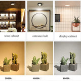Ultra thin LED Downlight Ceiling Lamp COB Spotlight 3W 5W 7W 10W Panel light AC110V-260V Display Cabinet Wine Jewelry Show