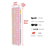 Red Light Therapy LED Physical Therapy Full Body 480,590,630,660, 670, 810, 830, 850,1060 Red Infrared Light Therapy Panel With Mobile Stand