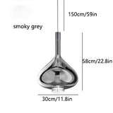 Nordic Restaurant Designer Glass Pendant Light Simple Creative Coffee Hall Background Decor Lamps Living Room Bedroom Droplight