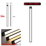 LED Under Cabinet Lights Motion Sensor Led Lamp Wireless Rechargeable Night Light for Bedroom Kitchen Cabinet Indoor Lighting