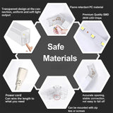 LED Hexagon Light Garage Lamp Lighting Tube AC85-265V Ceiling Lights LED Lighting Aluminum Safety For Garage Factory Market GYM