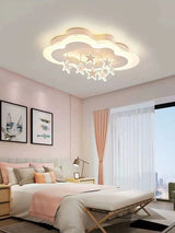 Children's Lamp: Modern Minimalist Star and Cloud Ceiling Light for Boys and Girls, Romantic LED Fixture for Study and Bedroom