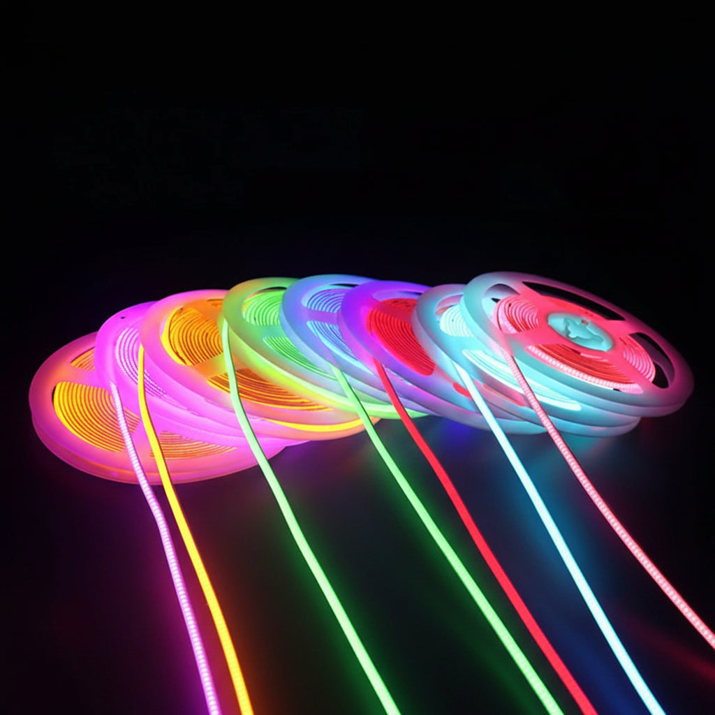 Ultra-Thin COB LED Strip 12V 24V - 2mm 3mm 5mm 8mm 10mm Flexible Tape