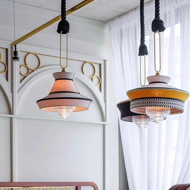 American minimalist hotel/booth/restaurant/living room/homestay/bedroom/tea room/coffee shop/study pendant light