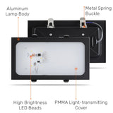 Ultra-Thin Square LED Recessed Downlight - 9W 12W 24W Ceiling Grille Panel