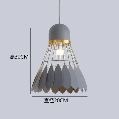 Badminton Chandelier Modern Minimalist Nordic Restaurant Lamp Creative Personality Bar Study Bedroom Lamp Living Room Decorativ