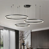 Modern living room LED circular ceiling pendant light indoor lighting study bedroom light circular hanging light home decoration