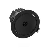 Small round hole deep anti-glare spotlights, embedded hotel living room and bedroom ceiling lights, adjustable background wall