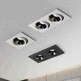 LED Ceilling Spotlight Dimmable Recessed Lighting Fixtures Adjustable Angle 7W12W15W CREE COB Chip Spotlight