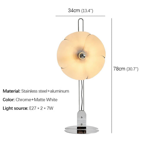 Nordic Retro Petal Floor Lamp luxury Modern Family Living Room Bedroom LED Creativity Decorative Standing Light