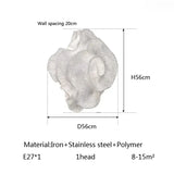 Art Deco Shop Restaurant Chandeliers Modern Creative Cloud Pendant Lights Living Room Bedroom Hanging Lamps for Room Decor LED