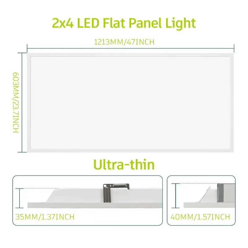 Hot Sale Commercial Panel Light 2x 4ft Adjustable Backlit Ceiling Flat Panel Light Emitting Diode Light