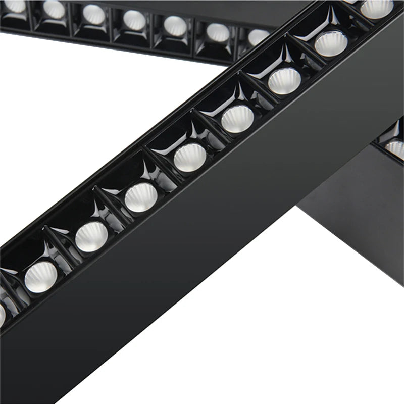LED Long Ceiling Lamp Dimmable Line Light Fixture 40W Office Living Room Bedroom Home Decoration COB Spot Lamps Indoor Lighting