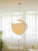 Modern Designer Wabi-Sabi Fabric Led Pendant Light Living Dining Room Led Chandeliers Lighting Home Decors Hanging Lamp Luminaire