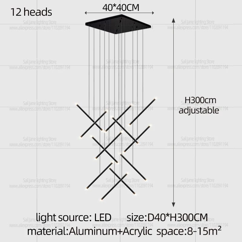 Nordic Pendant Light Modern Living Room Dining Table Lighting Lounge Hanging Restaurant Attic Chandelier Bedroom Ceiling Lamp
