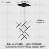 Nordic Pendant Light Modern Living Room Dining Table Lighting Lounge Hanging Restaurant Attic Chandelier Bedroom Ceiling Lamp