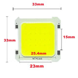 3V COB LED Integrated Chip Light Bulbs (10-100Pcs) - High Brightness White DIY Lamp Chips