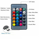 RGB LED Recessed Ceiling Downlight (10W 15W, AC 85-265V) - Dimmable Color-Changing Spotlight Panel Lamp with Remote Control