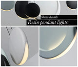 Scandinavian LED Chandelier - Modern Nordic Pendant Lamp for Dining & Kitchen