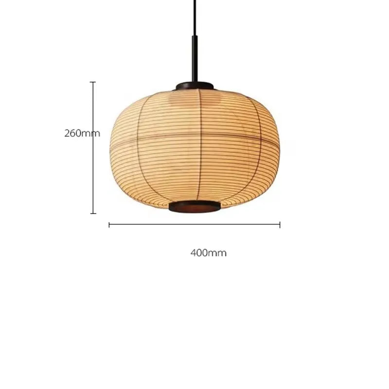 Creative Noguchi Lamp Japanese Pendant Lights Vintage Fabric Lantern Wabi Sabi Lights For Living Room Home Dining Room Lighting